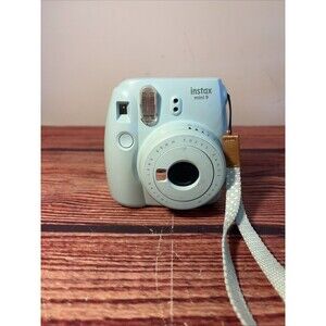 Fujifilm Instax Mini 9 Instant Film Camera Light Blue - WORKING
